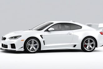 custom 3d car model for games, car rendering, automation design, 3d cad design