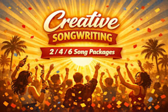 create a amazing personal song for you