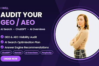 perform an aeo and GEO audit to help your brand get recommended by ai