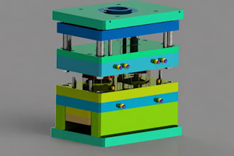 design ai plastic injection mold, silicone mold, bottle mold and 3d cad design