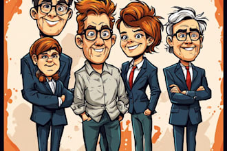 design a political or satirical cartoon
