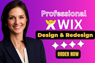 build wix website design, setup wix membership website, wix website redesign