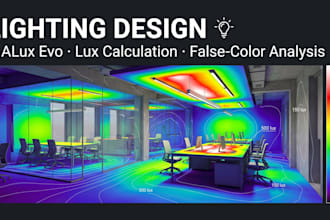 do  lighting design and lux calculation using dialux evo