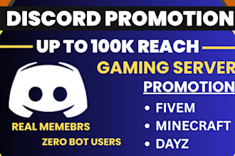 discord server promotion, gaming server promotion, community growth, discord ads