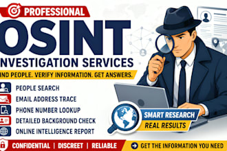 conduct osint background check people search email trace and phone number lookup