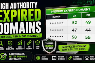 research niche relevant expired domains with da 90 backlinks for SEO