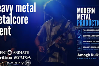mix your metal, metalcore or djent song professionally