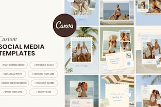 design canva templates for a beautiful instagram feed
