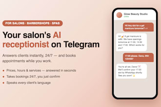 build an ai booking assistant bot for your salon, barbershop or spa