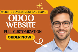 develop odoo website, odoo ecommerce, odoo erp, odoo modules and integrations