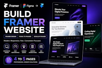 build framer website framer design framer expert figma to framer develop framer