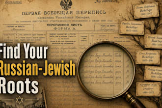 do ancestry genealogy for jewish ancestry in russia belarus with archival record