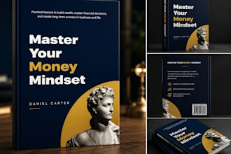 design a modern and professional business book cover