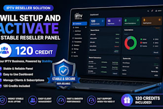 setup a stable reseller panel, lion ott, dream4k, mega ott, trex, strong 8k