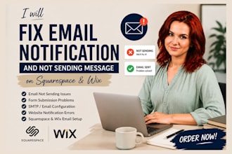 fix email notification squarespace contact form wix not sending message