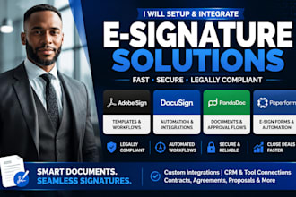 create adobe sign docusign template paperform pandadoc esignature integration