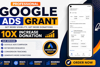 setup manage and optimize google ads grant for nonprofits and ngos
