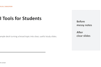 turn rough notes or ai content into a clean powerpoint presentation