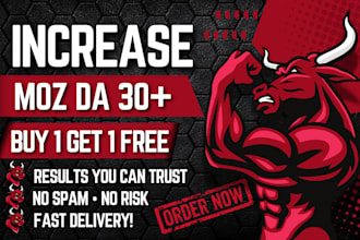 increase moz da and domain authority 50 plus guaranteed