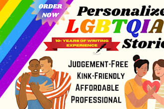 write a romantic or erotic lgbtqia story for you