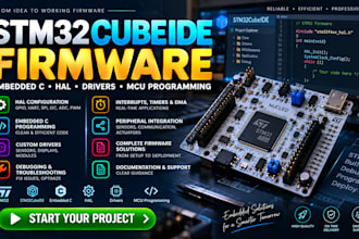 stm32cubeide firmware, embedded c, hal, drivers and microcontroller programming