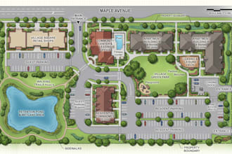 design residential map, site plan, plot layout, subdivision map, master plan