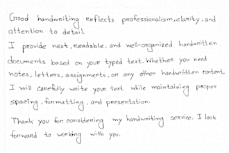 write anything with my beautiful handwriting