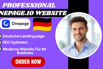 build high converting german onepage website onepage io funnel with onepageio