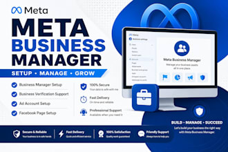 setup meta business manager business verification  ad account