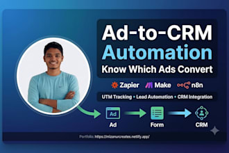 set up utm tracking and CRM lead source attribution