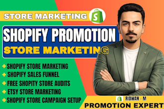 shopify marketing,boost shopify sales, sales funnel shopify store promotion,etsy