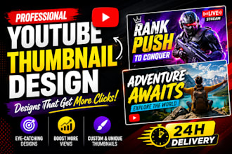 design professional youtube thumbnails in canva
