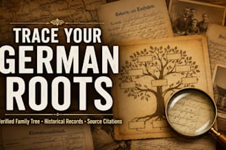 research your german or european ancestry and build a sourced family tree