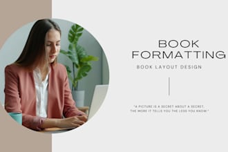 bespoke book formatting, paperback formatting, interior layout design