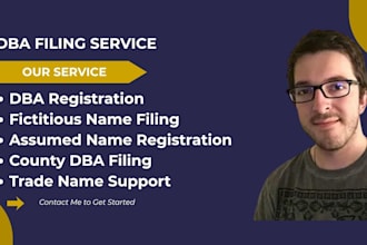 complete your dba filing and business name registration