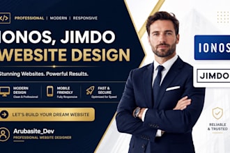 build jimdo ionos redesign strato website fix cabanova pagecloud website design