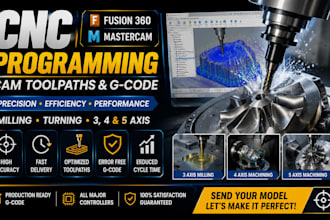do cnc programming g code cam toolpaths for 3 4 5 axis machining