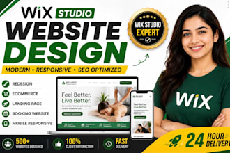 build wix website design, wix website redesign, or wix business website design