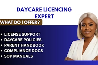 assist with daycare licensing and child care registration