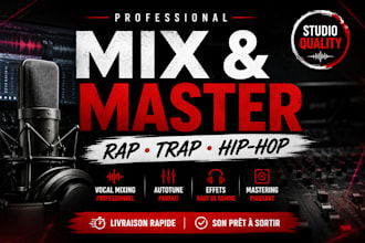 mixage et mastering de tes voix pour un son propre et professionnel