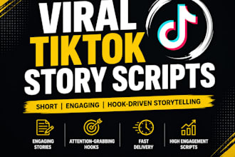 write viral tiktok storytelling scripts