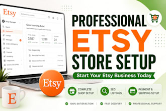 create and set up your etsy shop professionally