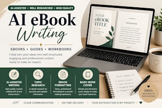 create ebooks, guides and workbooks using ai