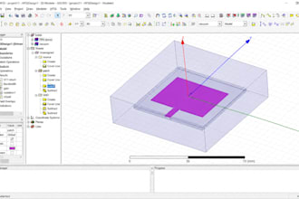 design rf antenna microstrip antenna, patch antenna, impedance matching and hfss