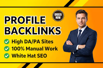 do seo contextual dofollow profile backlinks with  high quality link building