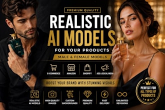 create realistic ai models for your product photos