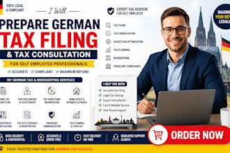 prepare german tax filing tax consultation for self employed professionals