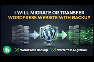 migrate or transfer wordpress website with backup