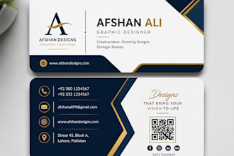 design a professional business card