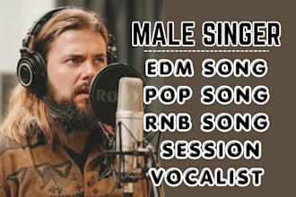 male topline singer male pop singer edm song edm ghost producer edm vocalist